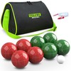 TELURY Bocce Ball Set 100mm Regulation Size and Weight for