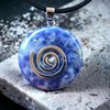 Steinfixx® - Premium Blue Aventurine Donut (Blue Quartz) Optional Necklace