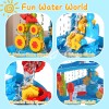DonLoyon Kid Sand Water Table Toddler Showers Play Table Toy
