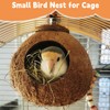 Apatal Coconut Bird Nest for Cage Natural Coconut Shell Birds