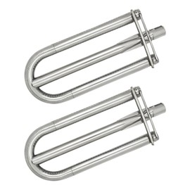 Folocy 18.125" Grill Burners for Alfresco 30” 42” 56” LX2, AGBQ-30SZCD, AGBQ-42RFG, AGBQ-56BFG, ALX2-30CD, ALX2-42RFG, ALX2-56BFGC, BBQ Gas Grill Replacement Parts Pipe Tube, Stainless Steel