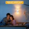 2 Pack LED Night Light Plug in, Auto Dimmable Night