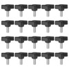 HARFINGTON 20pcs Tee Wing Knobs Thumb Screws M6 x 12mm