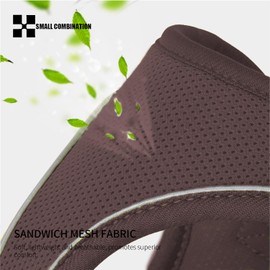 Small Combination Dog Harness and Leash, Beige, Adjustable (Brown, S)