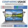 Tuwonwa 2 PCS Blue Light Blocking Glasses, Blue Light Glasses