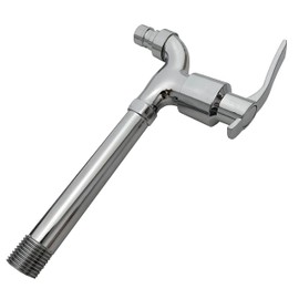 KANANA Tap for Sink, Wall Fitting, Garden Tap, Outlet Valve, Valve 1/2 Inch (HV854) Tap 19.5 cm Long with Adapter.