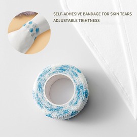 MNFPSJB 20 Pcs Dog Boots Injured Paws Waterproof Disposable Shoes Bandage Stop Licking Protectors (16-33lb M)