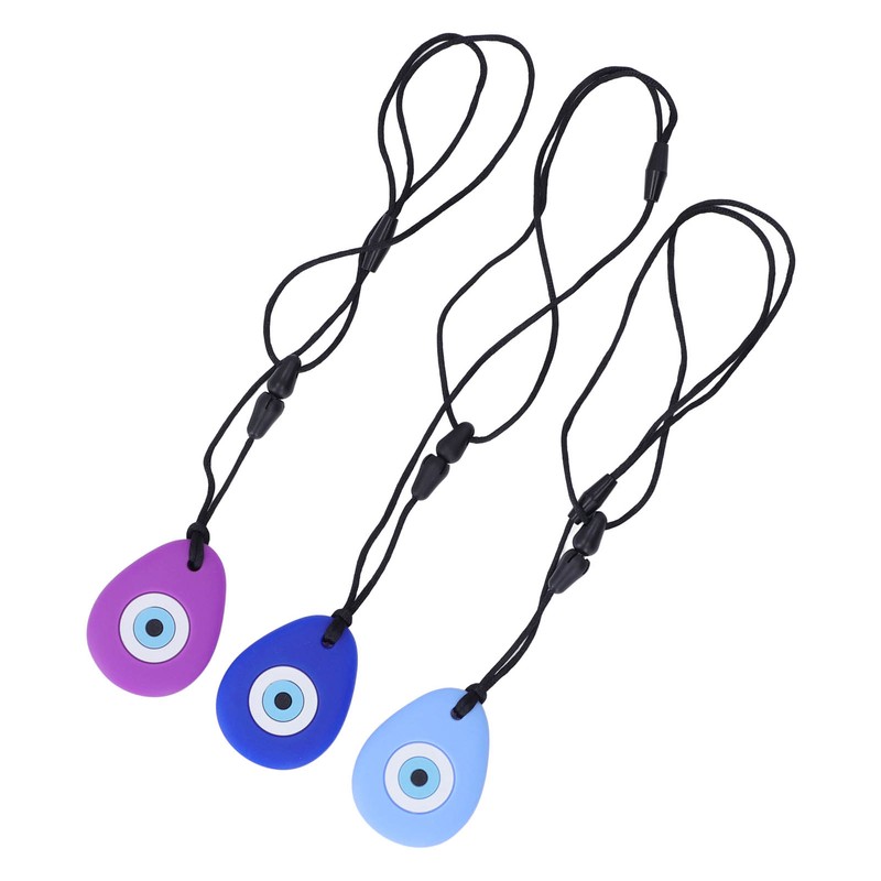 3pcs Drop Shaped Baby Teething Toy Soft Portable Silicone Infant