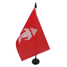 AZ FLAG Laos Table Flag 21 x 14 cm - Laos Table Flag 14 x 21 cm