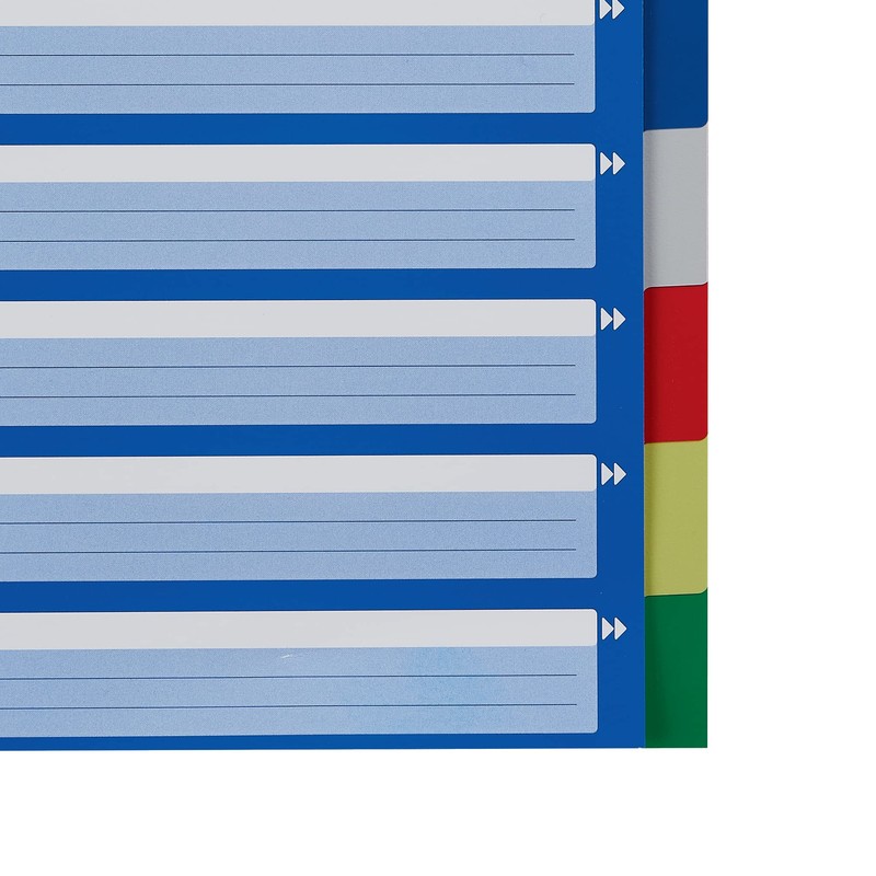 Leitz Register für A4, Deckblatt aus Karton und 10 Trennblätter