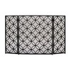 Deco 79 Contemporary Metal Rectangle Fireplace Screen, 48" x 1"