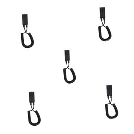 OSALADI Pack of 5 Remote Control with Anti-Theft Device Chain Control Phone Holder Remote Control Universal Remote Control Automatic Extendable Wire Rope