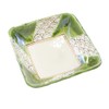 Pot, Setoyaki, Square Bowl, Oribe Ripple Square Pot, Three Legs