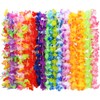 24pcs Hawaiian Leis - Colorful Flower Necklaces for Parties
