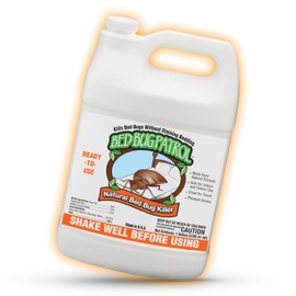 Bed Bug Patrol Natural Bed Bug Killer – 1 Gallon Refill (128oz) – Child & Pet Safe, Non-Toxic Spray for Home, Office, Furniture, Mattresses, Cracks & Crevices – Eco-Friendly Bed Bug Treatment