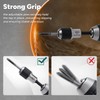 Bestwork 3pcs Adjustable Tap Socket Set, 3/8" Drive Tap Handle