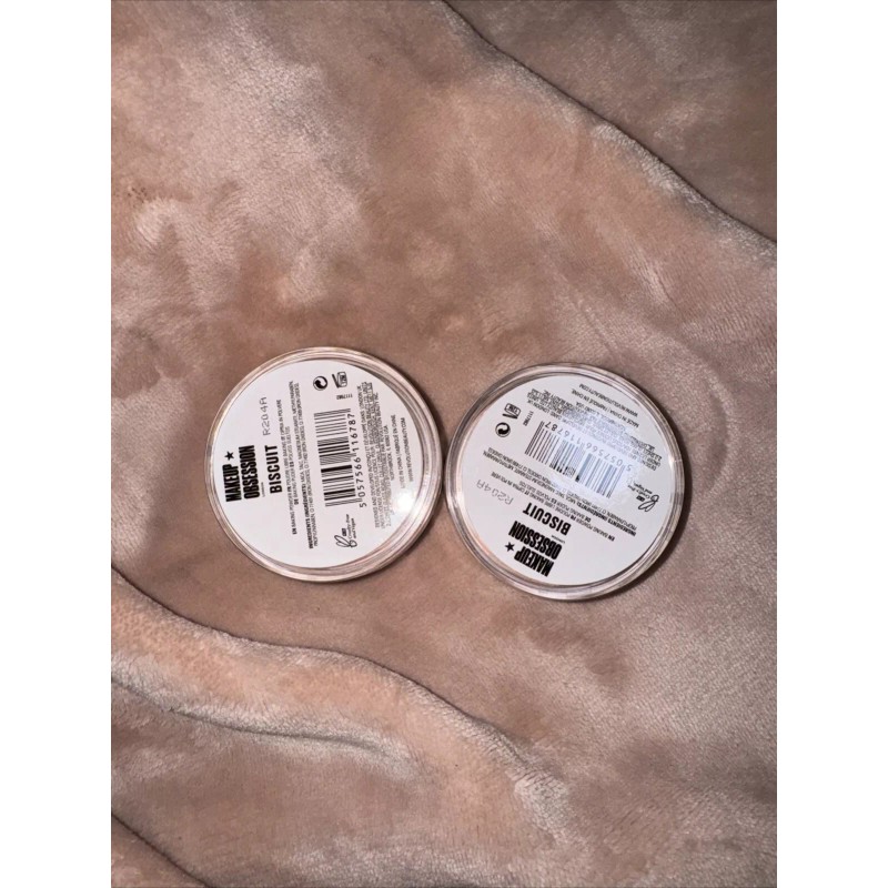 REVOLUTION Make up Obsession Baking Powder Biscuit 2 Pack New