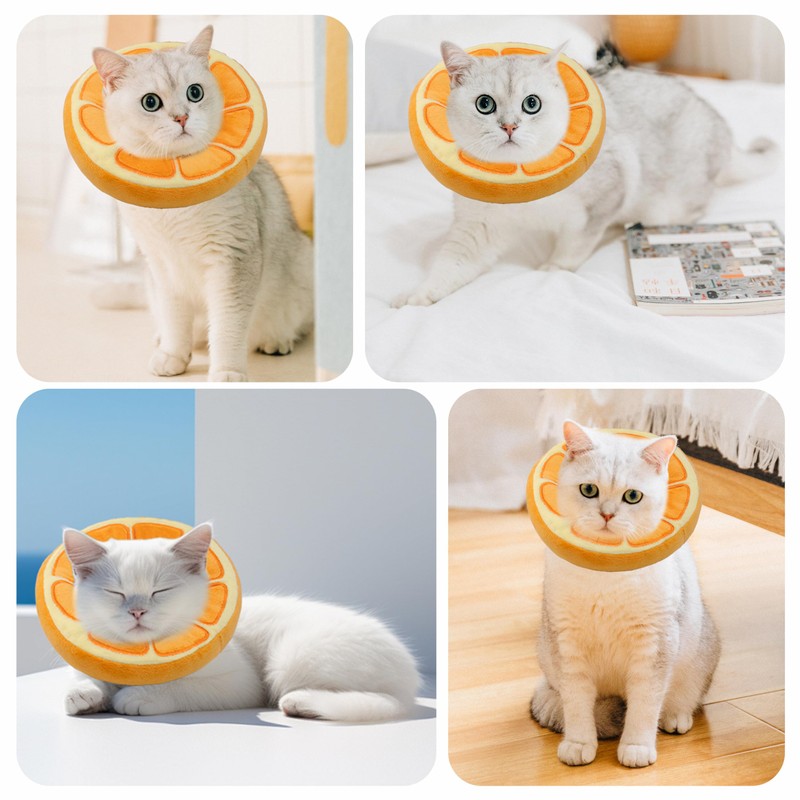 Maiiu Soft Cat Cone Collar, Cute Cat Recovery Collar Suitable