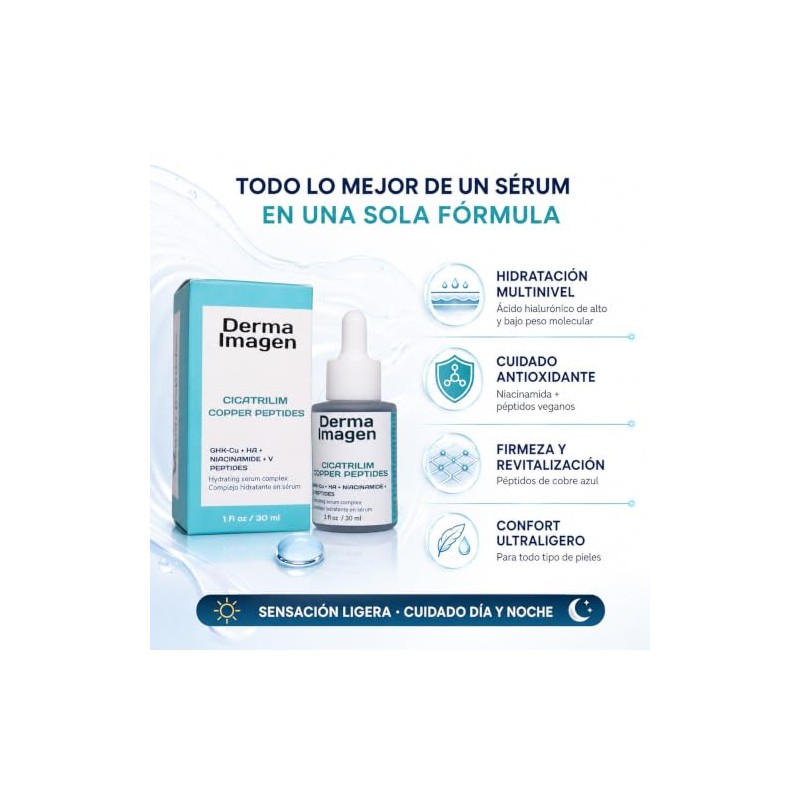 Cicatrilim Copper Peptides Sérum Facial con Péptidos de Cobre GHK-Cu,