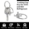 Nvguoes 2 Pcs HVAC Locking Cap Key, HVAC Tools |