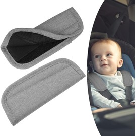 WADY 2 Fundas para Cinturones de Seguridad de Auto,Almohadillas Suaves para Hombros y Cuello,Protector Universal para Niños y Adultos,Cojines Cómodos contra Rozaduras, Accesorio para Cinturón de Coche