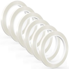 GLAMFIELDS 6 Rolls 1/4"Floral Tapes, Clear Floral Tape, Flower Tape for Bouquet Stem Wrap, Transparent Florist Tape for Flower Arrangements Supplies Craft Corsages Wedding 60 Yd/Roll