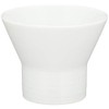 Hakusan Pottery Cup (Small), White, Approx. 2.0 x 1.6 inches