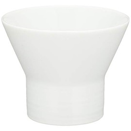 Hakusan Pottery Cup (Small), White, Approx. 2.0 x 1.6 inches (5 x 4 cm), 1.1 fl oz (30 ml), Mist White, MIST WHITE Hasamiyaki, Made in Japan