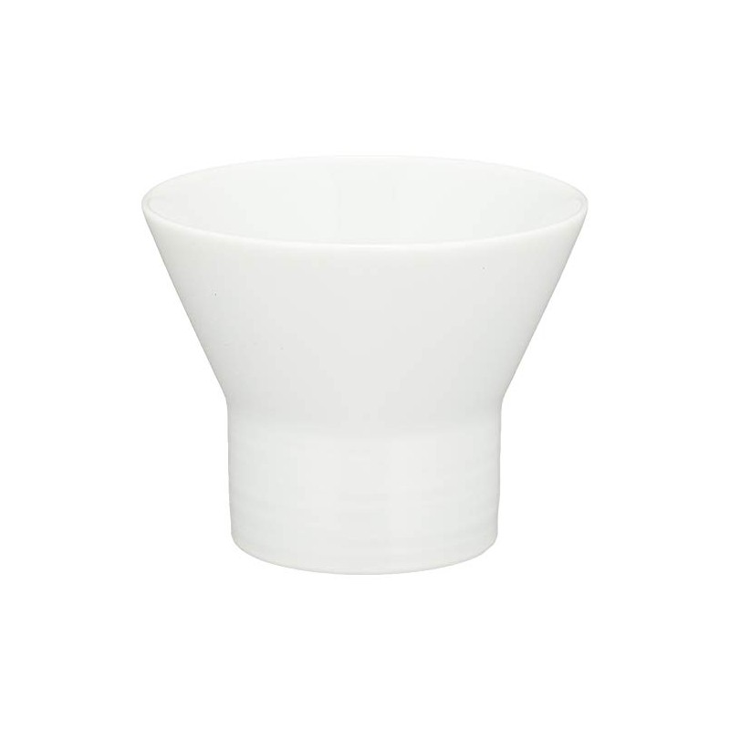 Hakusan Pottery Cup (Small), White, Approx. 2.0 x 1.6 inches