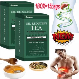 Unbranded Oil-Reducing Tea-10 Herbal with Excellent Formula, Oil Cleansing Tea for Liver - (Only) Towel x1