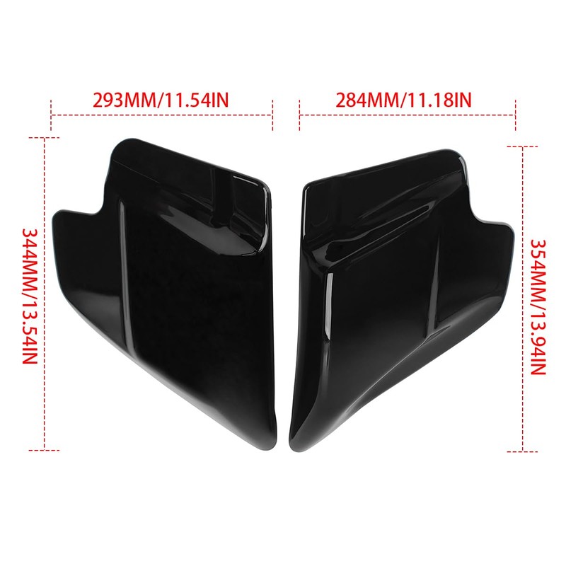 1 Pair Side Covers Panel Fit for Touring Road King