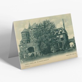 GREETING CARD - Vintage Arkansas USA - Little Rock. St Vincent's Infirmary