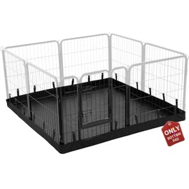 PJYuCien Rectangle Dog Playpen Bottom Pad - Fits 8 Panels 24" Width Metal Dog Pen -48"x48" Size 600D Oxford Cloth Waterproof Playpen Bottom Pad (Note:No Playpen)