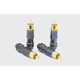 BELDEN 8412-BLACK Black RCA Cable with Plug 1.5 ft (46 cm) [Red and Blue Pair]