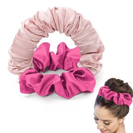 GXGM Heatless curls,weicher Schlafkrawatten-Scrunchie,Scrunchie a rullo senza calore per capelli lunghi(A)