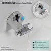 Handheld Shower Head Holder - Enhanced Suction Cup - Large