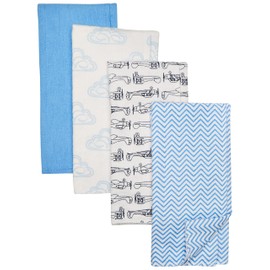 Hudson Baby - Paños unisex de franela de algodón para eructos, avión, talla única