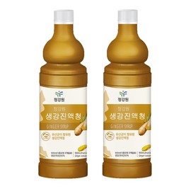 Health Story 국산 생강진액 엑기스 900ml X 2병 Korean Ginger Extract 900ml X 2 Bottles