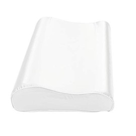Cozysilk 100% Mulberry Silk Pillowcase for Memory Foam, Cervical, Contour Pillow (20 x 12.5 inch, White)