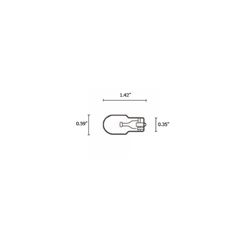 eTopLighting (6) Bulbs, 12V 12W Low Voltage T12 Wedge Base