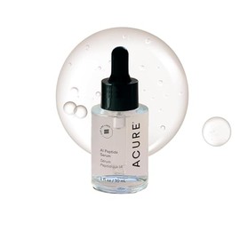 Acure | AI Peptide Serum Facial Antiedad con Niacinamida, Sérum Hidratante para Piel Firme, Ayuda a Reducir Arrugas, Unificar el Tono e Iluminar la Piel, 30 ml