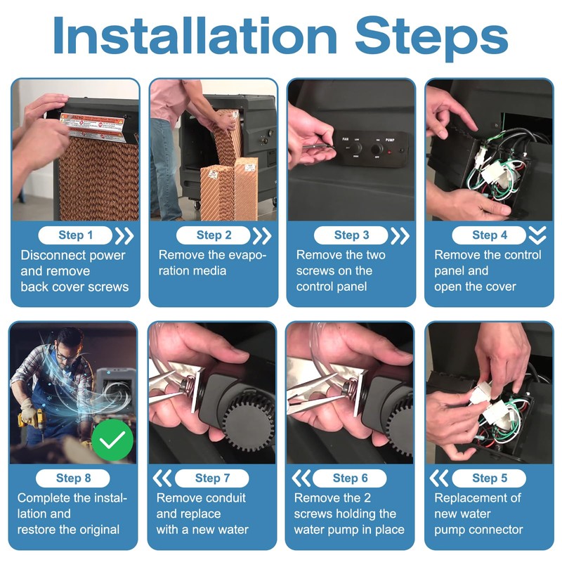 PARPMPCYC00A Pump Fits Cyclone 110 120 130 Evaporative Coolers
