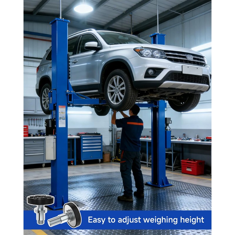2 Pack 35mm Car Lift Rubber Pads for 2 Post