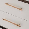 SYZOW 6 Pack Wood Cabinet Pulls 160Hole Center Wood Cabinet