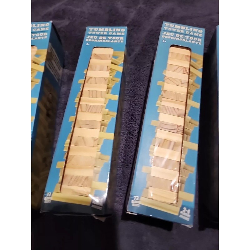 Greenbrier Games Mini 8.5 inch Tumbling Tower Game Wooden Stacking