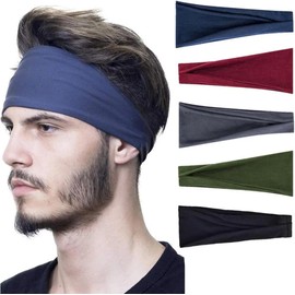 AUGUSTYUE Diademas Deportivas para La Cabeza, Elástica Banda para Hombre y Mujer Diademas de Cabello Deportivas Antideslizante, Secado Rápido, Absorbe El Sudor, Transpirable