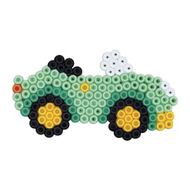 HAMA - Blister Pack of 3 Car/Boat/Aeroplane Iron-On Beads - Midi Size - Arts and Crafts