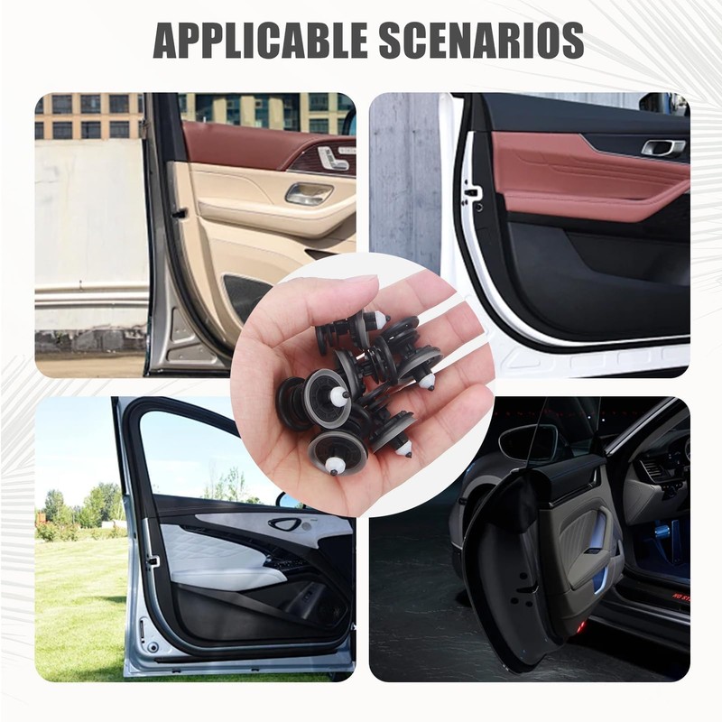 50 Pieces Door Panel Mounting Clips, Replacement Clips for VW