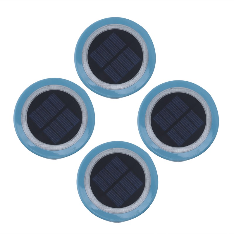4Pcs Solar Floating Lights Waterproof LED Swimming Pool Lamp Solar