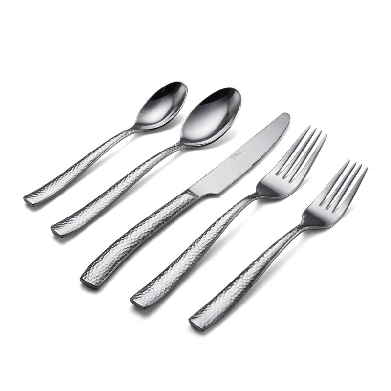 Towle Living 20-Piece Texture Stainless Steel Flatware Set, Service for